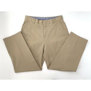 Tommy‎ Hilfiger THFlex Khaki Flat Front Cotton Blend Boy's Chino Pants Size 18